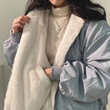 Brista - bequeme ubergrößen damen-winterjacke – Blau