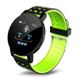 Stanley Gummi Bluetooth Smartwatch Günstig – Robustes Gummiband, 35mm Display, Bluetooth 4.0 – Schwarz - Grün