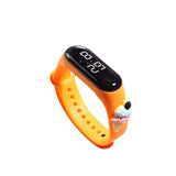 Gwen Silikon Quartz Uhr Mit Ovalem Gehäuse – Präzise Zeitmessung & Verspielter Stil – Orange