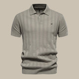 Leichtes und elegantes Poloshirt für den Alltag – Khaki