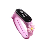 Digitale Armbanduhr Frauen - Jenifer Quarz-Silikonuhr In Eleganter Ovalform Mit Silikonarmband – Rosa