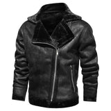 Werner - schlanke bomberjacke aus echtem leder – Schwarz 3