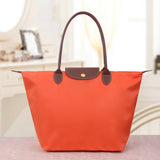 Oxford-Schultertasche de luxe – Orange