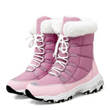 Karen – damenstiefel für den winter – Rosa