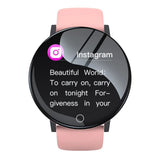 Harper Smartphone Verbundene Smartwatch Für Frauen – Elegantes Design Mit Gesundheitsüberwachung – Rosa