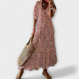 Bettina - Bohemian Maxi Dress – Pink