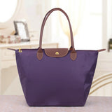 Oxford-Schultertasche de luxe – Violett