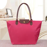 Oxford-Schultertasche de luxe – Rose