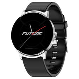 Melvin Sportliche Smartwatch Mit Fitness Tracker Wasserdicht, GPS, Herzfrequenz Und Bluetooth 5.1 – Schwarz - Silber