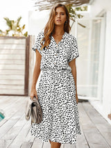 Sophia - Schickes bequemes Kleid – Weiß
