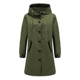 Leichte Regenjacke für Damen | Klassisch – Grün