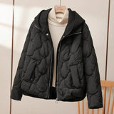 Gemütliche, bequeme Winterjacke – Schwarz