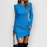 Elena | Elegantes Spitzenkleid – Hellblau