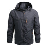 Wilhelm | Softshelljacke, wasserdicht! – Grau