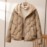 Gemütliche, bequeme Winterjacke – Khaki