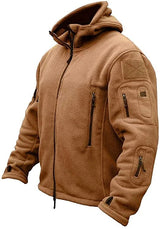 Xavier | warme fleeceweste – Khaki