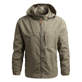 Wilhelm | Softshelljacke, wasserdicht! – Khaki