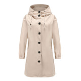 Leichte Regenjacke für Damen | Klassisch – Beige