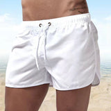 Bequeme Herren Badehosen für entspannte Strandausflüge – Weiß