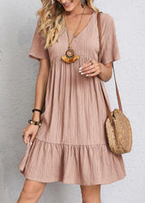 Bora | Figurschmeichelndes Sommerkleid – Rosa