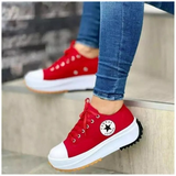 Fashion star – trendiger orthopädischer sneaker – Rot