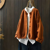 Morgan | Weiche Strickjacke für gemütliche Tage – Orange