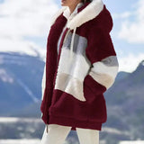 Ace-jacke - ultraweiche fleecejacke mit kapuze – Arktische Lyserode