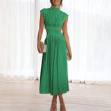 Mallory | Neckholder Ausschnitt Kleid – Grün