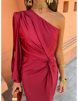 Alaysia | Elegantes Kleid – Rot
