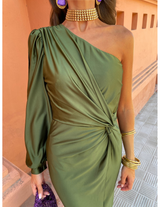 Elisa  | Langes Sommerkleid – GRÜN (Fast ausverkauft)