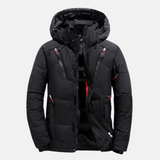 Chester™ - Elegante und Wasserdichte Warme Daunenjacke – Schwarz