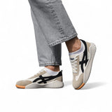 Vera - Retro Damen-Sneaker mit Farbdetails und Komfortsohle – Schwarz