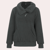 Cleo - lässiger pullover für frauen – Dunkelgrau