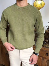 Ce - klassischer herrenpullover mit modernem design – Grün