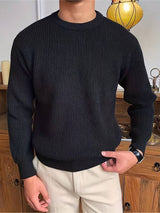 Ce - klassischer herrenpullover mit modernem design – Schwarz