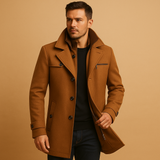 Herren-Winterjacke mit Manschetten | Wintertauglich – Braun