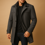 Herren-Winterjacke mit Manschetten | Wintertauglich – Grau