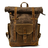 NYONS | Rolltop-Rucksack – Kaffee