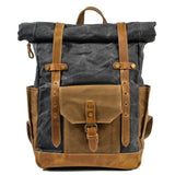 NYONS | Rolltop-Rucksack – Dunkelgrau