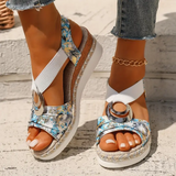Lara | Elegante Sandalen – Himmelblau