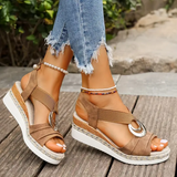 Lara | Elegante Sandalen – Braun