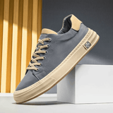 Snelle – Lässige Turnschuh Zum Schnüren – Grau