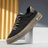 Snelle – Lässige Turnschuh Zum Schnüren – Schwarz