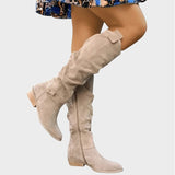Lynora – Klassische Stiefel mit Komfort-Passform – Beige