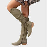 Lynora – Klassische Stiefel mit Komfort-Passform – Dunkelgrün