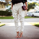 Piper - Sehr stylische Taillenhose – Weiß