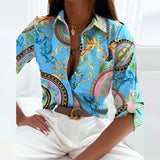 Elle | Schicke Bluse mit Kragen – Hellblau