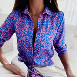 Elle | Schicke Bluse mit Kragen – Violett