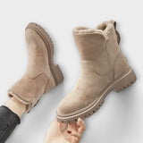 Alwa – Warme Winter-Boots mit weichem Innenfutter – Apricot