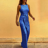 Loiry - Stilvoller Overall für Damen – Blau